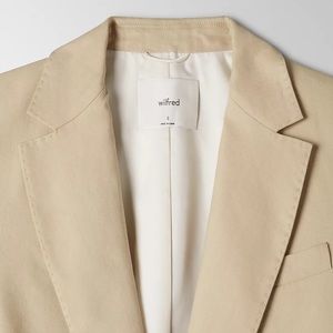Aritzia Wilfred linen blazer